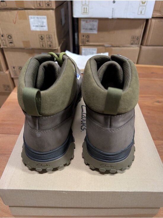 Clarks ATL Trek Up Waterproof Stone Nubuck Outdoor Boots Mens Size 11 main image 5